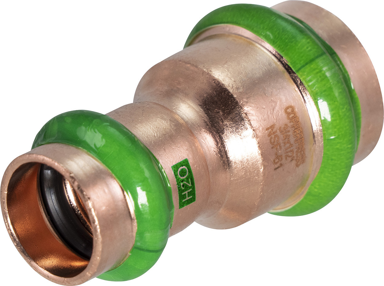Merit Brass Copper Press Fitting Reducing Coupling EPDM